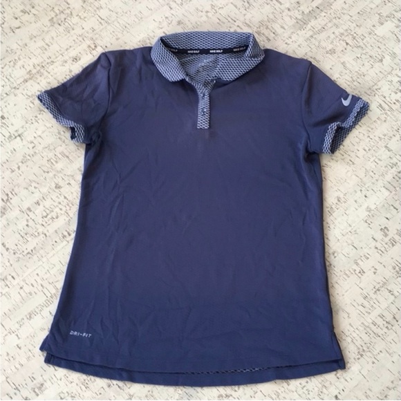Nike Golf Dri-Fit Women’s Polo Shirt - Slate Blue/Gray - Small - Picture 1 of 4